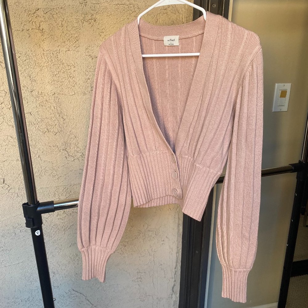 Aritzia Plunge Front Cardigan Size S NWOT